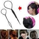 4Pcs Easy Plastic Topsy Tail Hair Braid Ponytail Styling Maker Clip to FHT