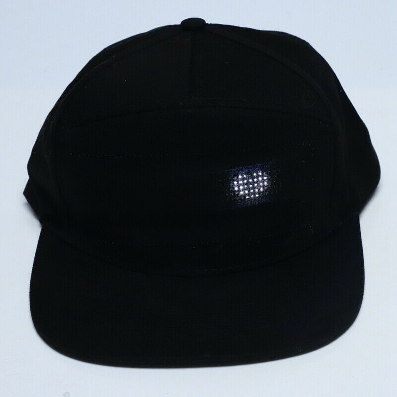 Bluetooth App Operation Led Lights Hat Programmable Roll Message Display Ha F6Y8