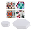 100 Pieces Hexagon Paper Quilting Templates Paper, DIY Patchwork Sewing 79mm