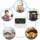Digital Kitchen Timer, Large Screen Large Font Display, Magnetic Back Cooki V4A1