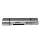 3 In 1 Multi-Function Usb 3.0 Usb Micro-Usb Type C Tf Sd Card Reader For Pc