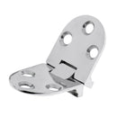4pcs Polished 316 Stainless Steel Marine Boat Flush Strap Hinge Door Hinge