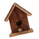 Pack of 2 Rustic Hanging Wooden Birdhouse for Small Birds Outdoor Patio