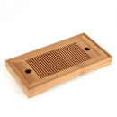 Bamboo Tea Trays Kung Fu Tea Accessories Tea Tray Table With Drain Rack 25X