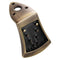 Zinc Alloy Triple-cornered Mandolin Tailpiece with 4Pcs Screws Strap Button