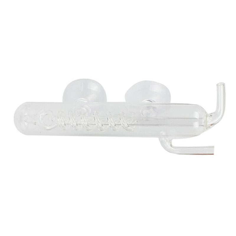 Aquarium   Tank Glass CO2 Monitor with Spiral Bubble Counter 1.6inch Dia.