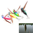 8X/Set 4.5cm 3.6g Cicada Bass Insect Fishing Lures Crank Bait Floating Tackle TO