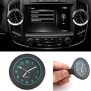 1x Mini Luminous Quartz Analog Watch Stick-On Clock For Car Boat Bike Motorcycle