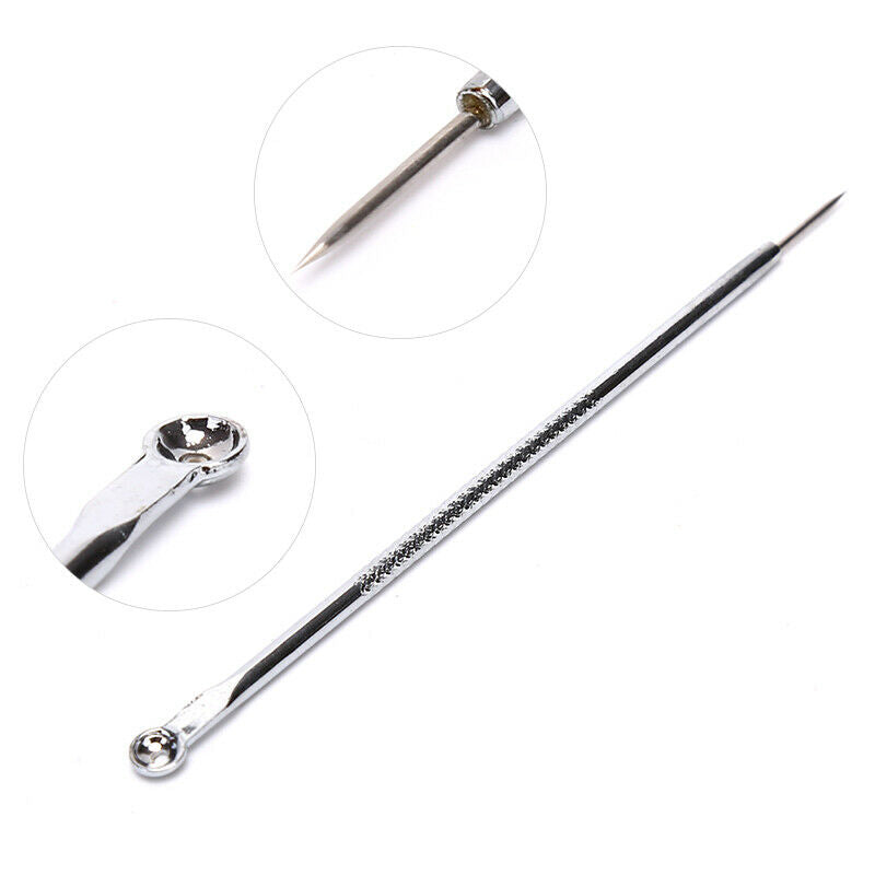 5pc Blackhead Pimple Spot Comedone Acne Needle Extractor Remover Popper Tool  Gw