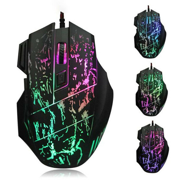 Gaming Mouse Mechanical Mouse 7 Button Wired Game Mouse Gamer K1012B Comput