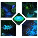 500Pcs in Dark Garden Glowing Pebbles for Walkway Aquarium Fish Tank Decora