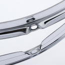 Heavy Duty 13 Inch 8 Lug Snare Drum Hoop Rim Batter Hoop 1.5Mm (Pack of 2)