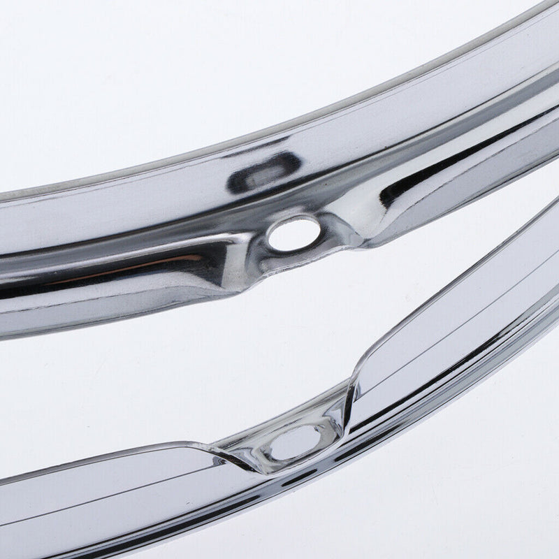 Heavy Duty 13 Inch 8 Lug Snare Drum Hoop Rim Batter Hoop 1.5Mm (Pack of 2)