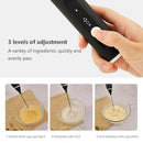Handheld Egg Beater Whisk Mini Stirrer Electric Coffee Milk Frother Foamer Mixer