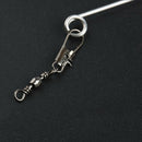 10x Stainless Steel Fishhook Automatic Device Trap Fishing Hook Tool Accessories