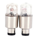 2PCS Neon LED Lamp Flash Tyre Wheel Valve Cap Light For Car Bicycle Motorcy JR
