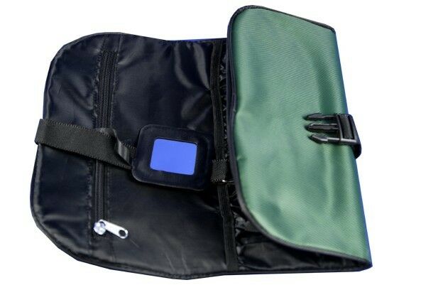 Outdoor Travel Picnic Sports Portable Folding Toiletry Bag Army Green Unisex