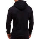Men Fashion Hip Hop Pocket Zip Up Hooded Sweatshirt Casual Solid Long Sleev