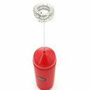 Powerful Double Spring Whisk Electric Milk Frother Kitchen Mixer Hand Milk