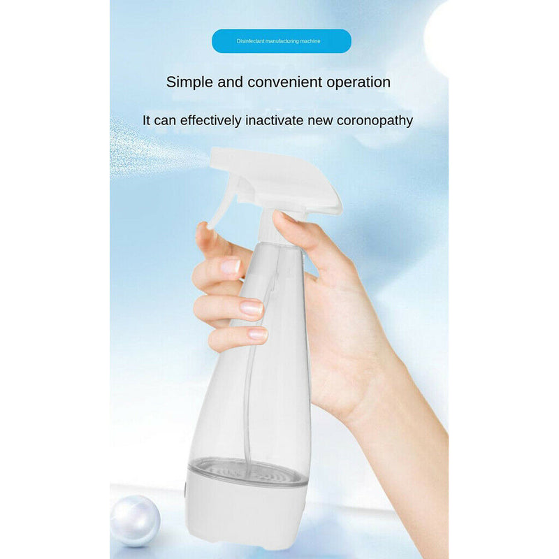 360 Degree Rotatable Spray Head DIY Hypochlorous Acid Water Making Machine