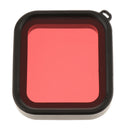 Diving Filter Underwater Lens Converter for Gopro Hero 7 Action Camera Red