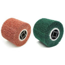 120x100x19Mm P180 Non-Woven Nylon Flap Brush Satin Drawing Polishing Deburr