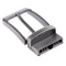 Mens Metal Reversible Belt Buckle Pin Buckle Rectangular Buckle for Casual
