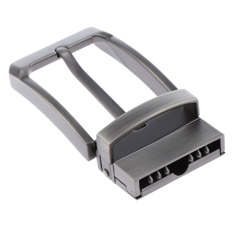 Mens Metal Reversible Belt Buckle Pin Buckle Rectangular Buckle for Casual