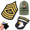 4pcs/set Outdoor 101 AIRBORNE U.S. ARMY American Embroidered Morale Patch