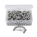 Map Tacks Push Pins, with 1/ 5 Inch Round Plastic Head and Steel Point, 400