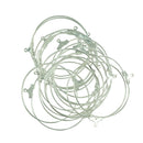 40pcs Large Metal Earrings Round Hoop / Hoops Bling Big Circle Dangle Women