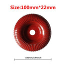 22mm Steel Wood Angle Grinding Wheel Abrasive Disc Angle Grinder (Red) A