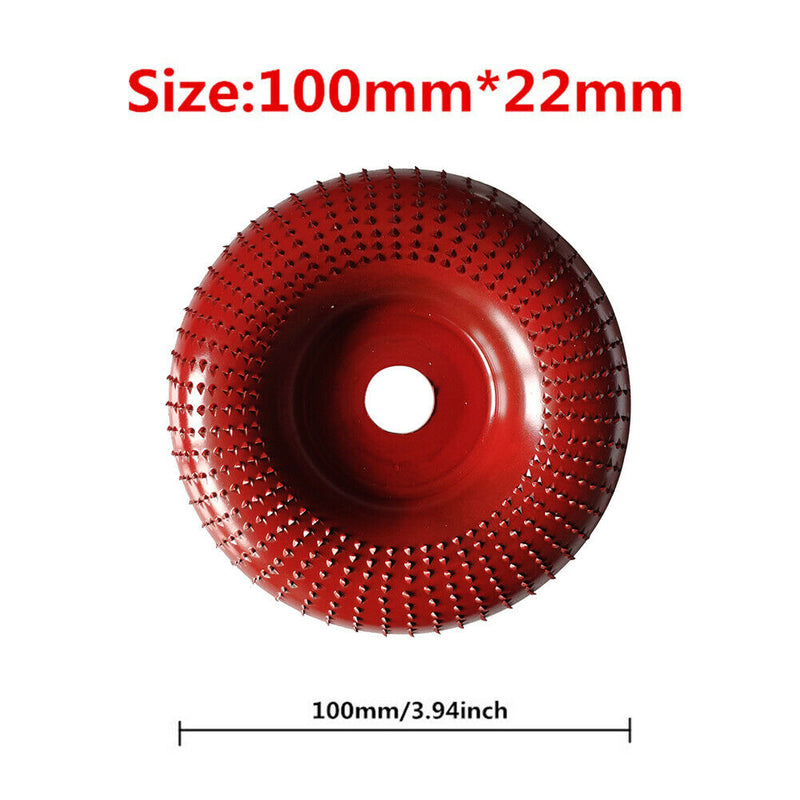 22mm Steel Wood Angle Grinding Wheel Abrasive Disc Angle Grinder (Red) A