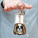 5pcs Dog Shape Key Chain Gift DIY Diamond Painting Special Shape Full Drill