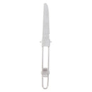 3Pcs StainlessSteel Folding Picnic Cutlery Set KnifeFork Spoon Utensil CampingBX
