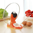 Useful Spoon Pot Lid Shelf Cooking Storage Kitchen Decor Tool Stand Holder Ra&+