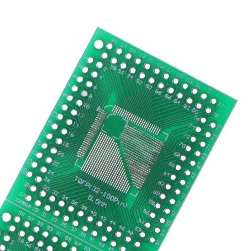 4X(30X Pcb Board Kit Smd To Dip Adapter Converter Fqfp32-100 Qfn48 Sop8 16 J6E8)