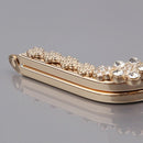 22cm Fashion Metal Rhinestone Purse Handle Bag DIY Craft Frame Kiss Clasp Lock