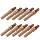 20pcs 45mm Contact Nozzle Tip for MAG/MIG Shielded Welder Fit 1.2mm+1.4mm