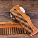 Peach Wood Comb Head Massage Hair Care Comb Close Teeth Anti-static New US YJV