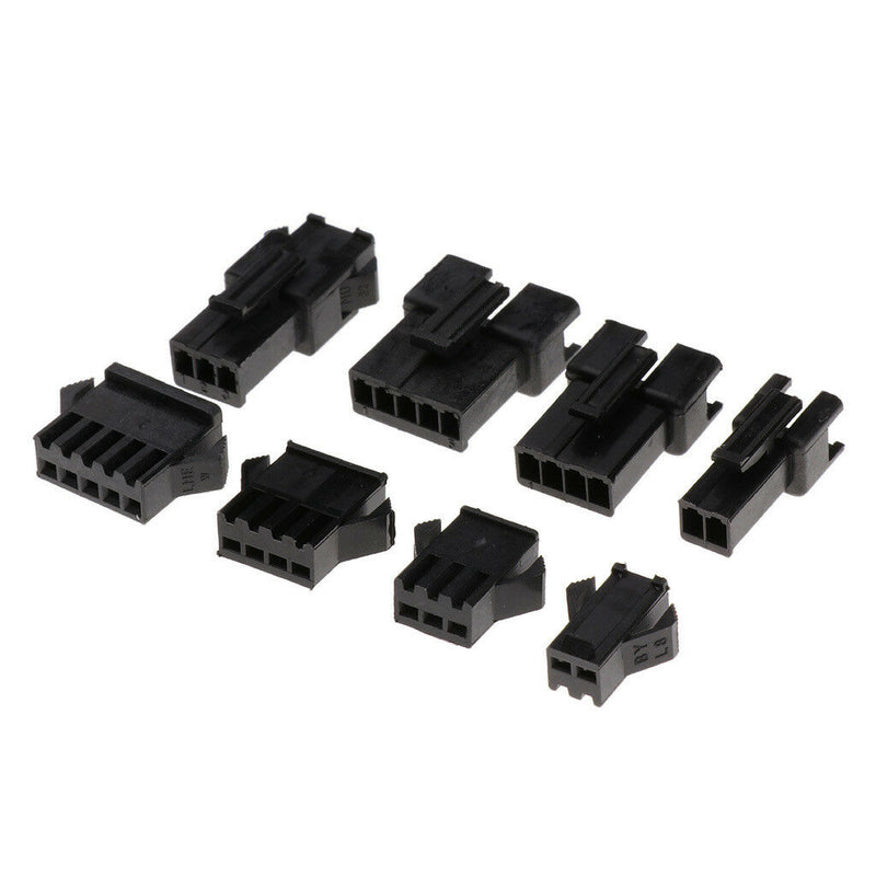 80 Sets JST 2.5mm SM 2P 3P 4P 5Pin Battery Connector Plug Male and Female