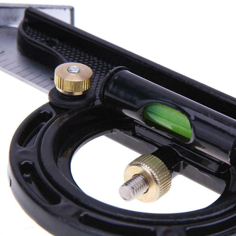 3pcs Ruler Multi Combination Square Angle Finder Protractor Spirit Level A