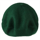 Women's Fashion Casual Beret Beanie Hat dark green