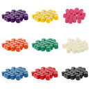 100pack Opaque Blank Six Sided Dice D6 D&D RPG Party Game Dices Mixed Color