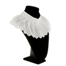 New White Women's Girls Lace Faux False Collar Lapel Choker Peter Pan Necklace