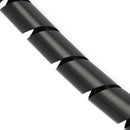 12mm Black spiral Wrapping Cable casing Cable Sleeves Winding pipe wrapping