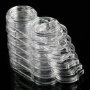 6pcs Nail Art Storage Box Removable Case Rhinestone Gems Decor Holder gdg