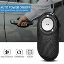Auto Car Bluetooth Handsfree Kit Phones Audio Receiver Calls Voice Speaker