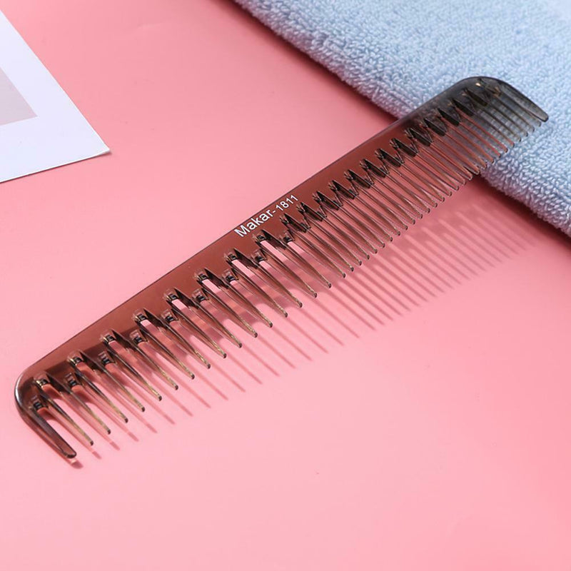 Pro Carbon Anti Static Hair Styling Comb Wide Teeth Hairdress Brush (1811)