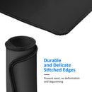 Mouse Pad Desk Mat Game Laptop Stitched Edge Anti Slip Reusable Thicken Washable